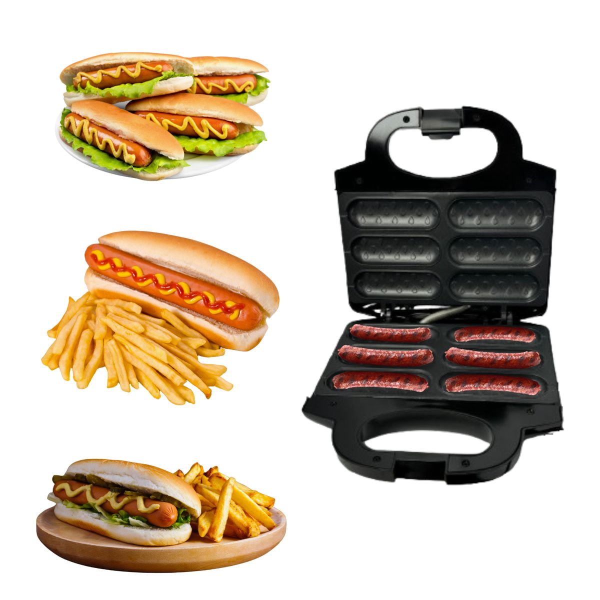 RAFF - Máquina para Hot Dogs RAFF - ¡Snacks Deliciosos en Minutos!