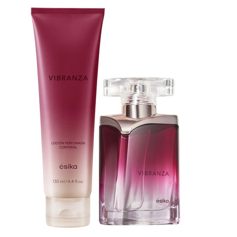 ESIKA - Perfume vibranza + loción perfumada ésika