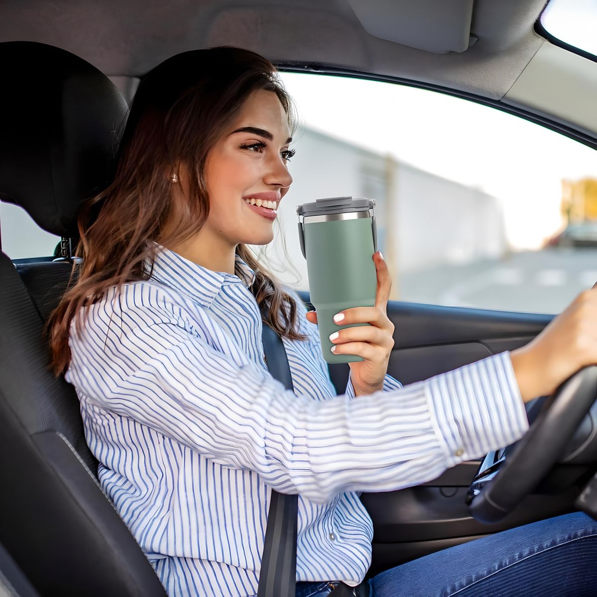 GENERICO - TERMO VASO TOMATODO ACERO INOXIDABLE HERMÉTICO PREMIUM 890ML