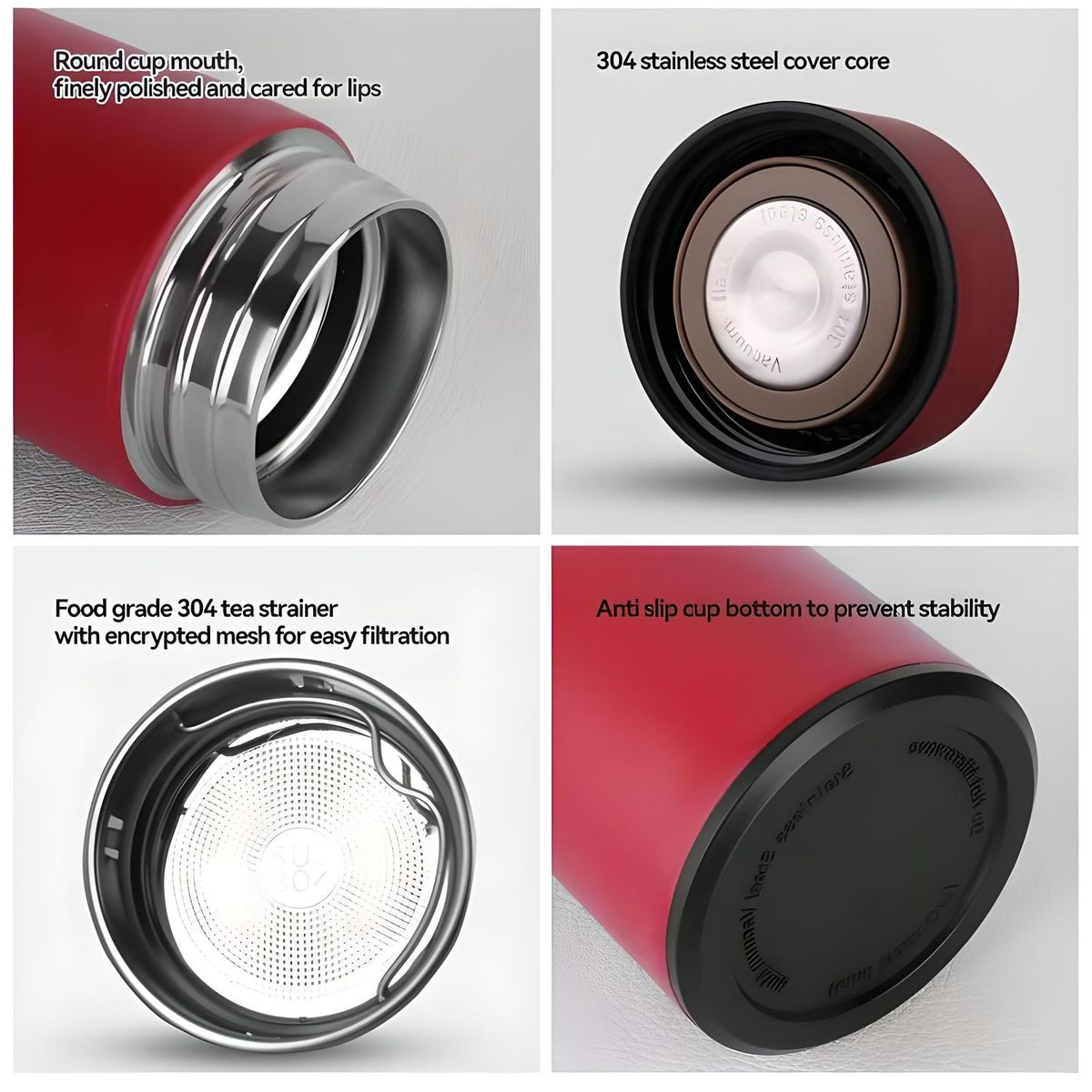 GENERICO - TERMO DIGITAL TOMATODO SMART BOTELLA ACERO INOXIDABLE CON FILTRO