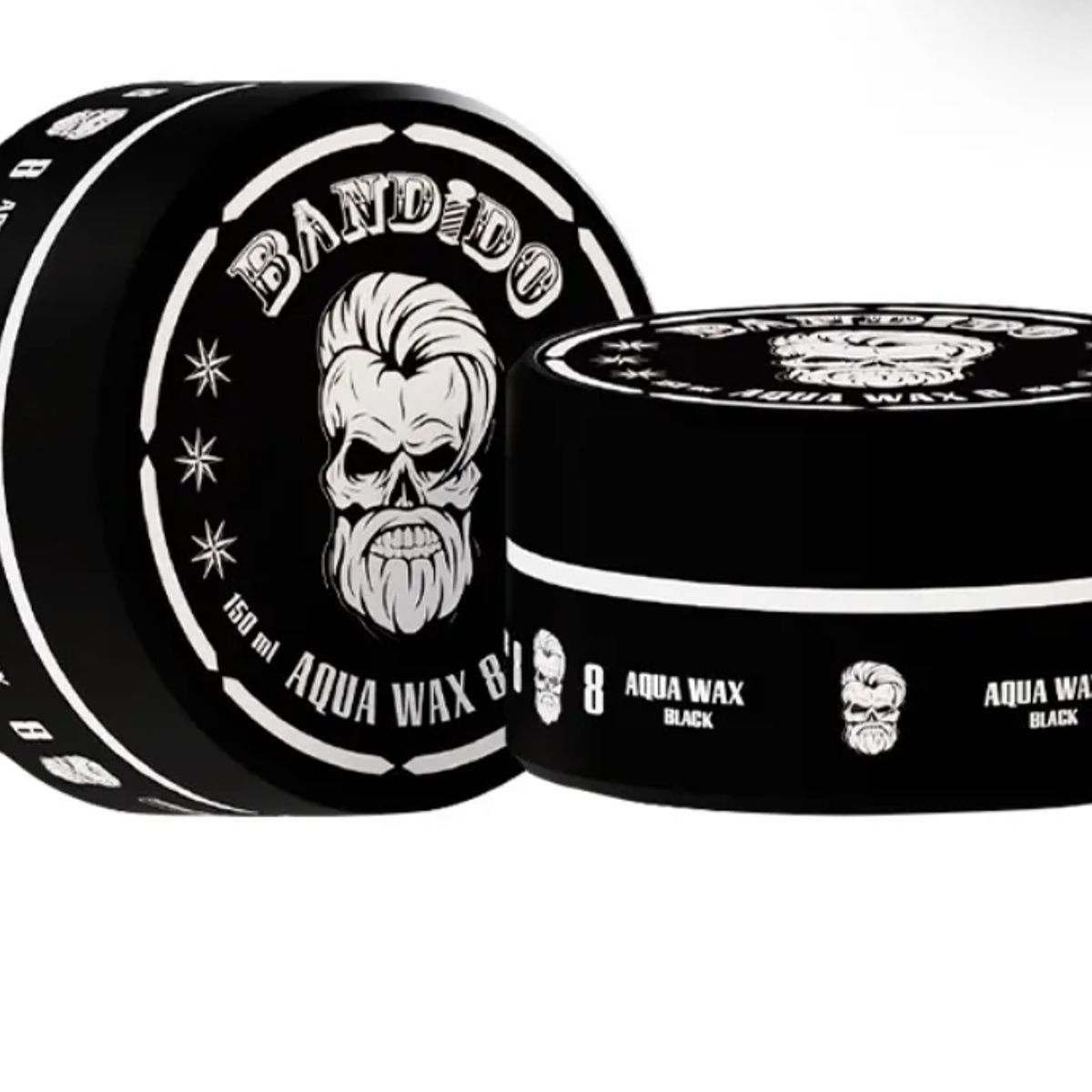 GENERICO - Bandido Cera para el Cabello NO8 Negro Fijación Extrema 150ml