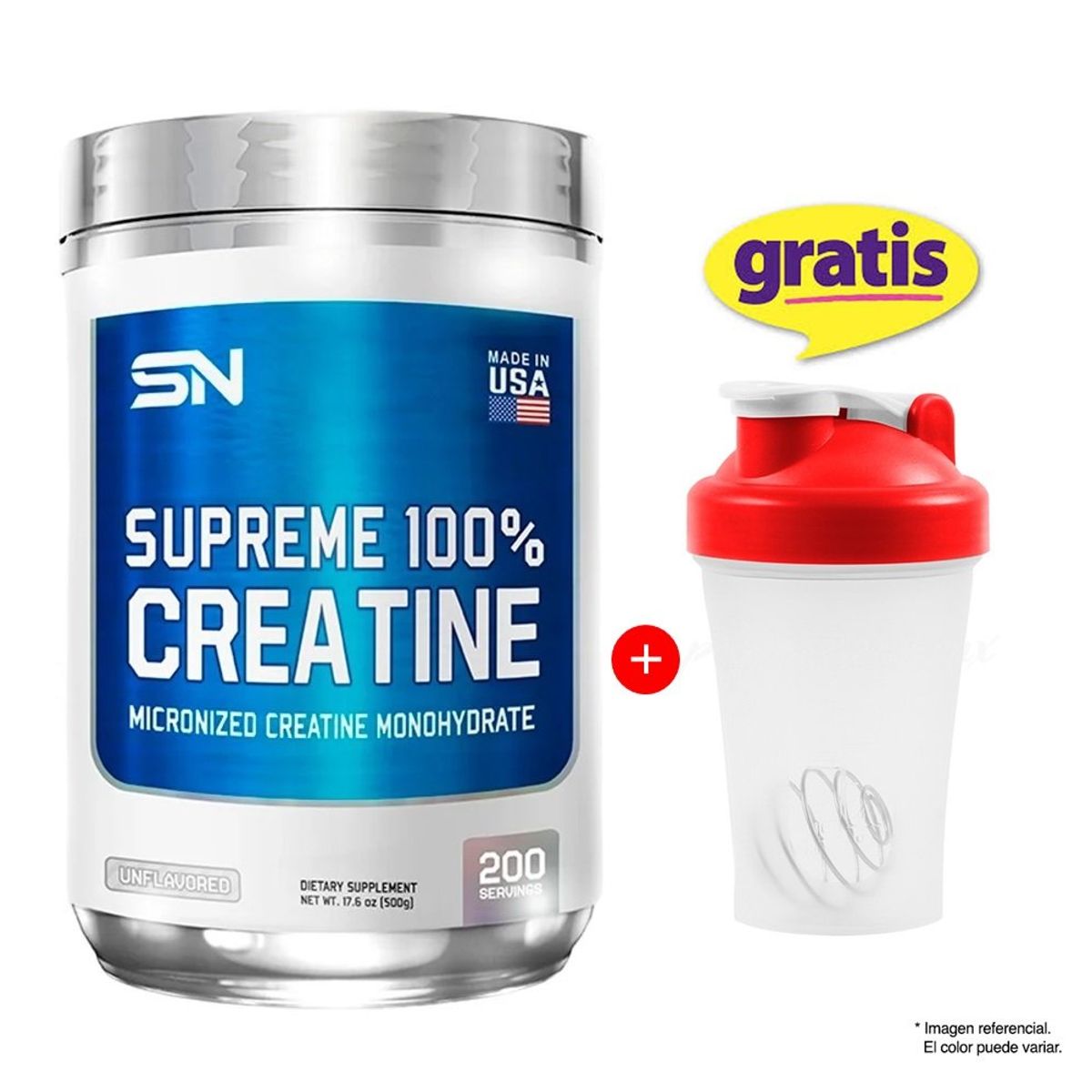 SUPREME NUTRITION - SUPREME NUTRITION CREATINA 500 GRAMOS CREATINE