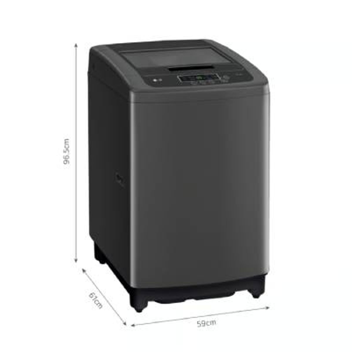 LG - Lavadora LG 13 kg Carga Superior WT13BPBK Negro