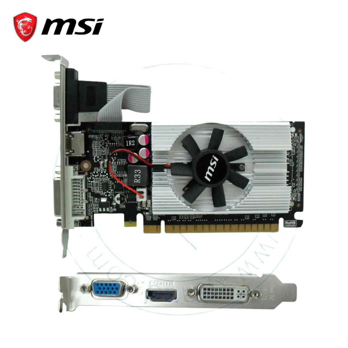 Msi - TARJETA VIDEO 1GB GT 210 DDR3 64 BITS NVIDIA GEFORCE HDMI DVI VGA