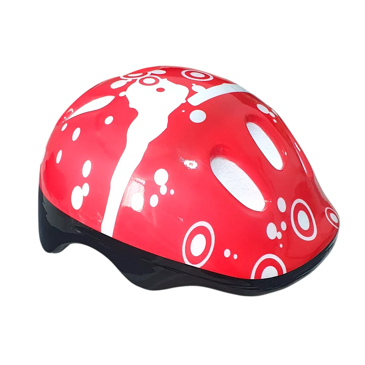 GENERICO - MINI BICICLETA ESTIMULACION DE EQUILIBRIO ROJO CON CASCO