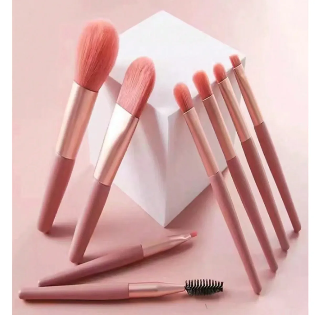 GENERICO - SET DE 8 BROCHAS SUAVES Y ESPONJOSAS