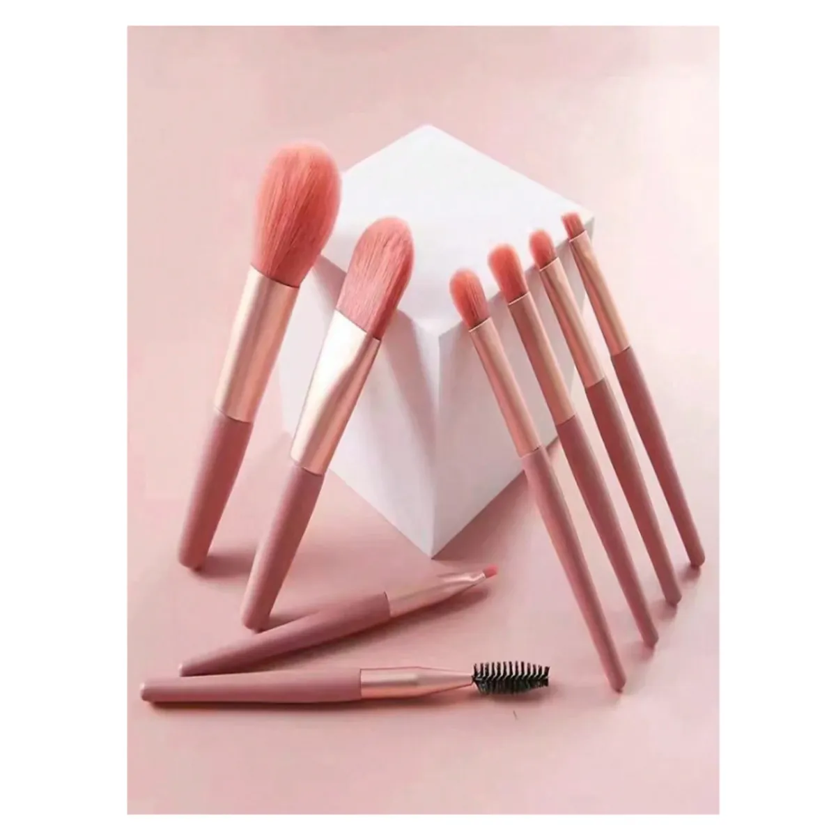 GENERICO - SET DE 8 BROCHAS SUAVES Y ESPONJOSAS