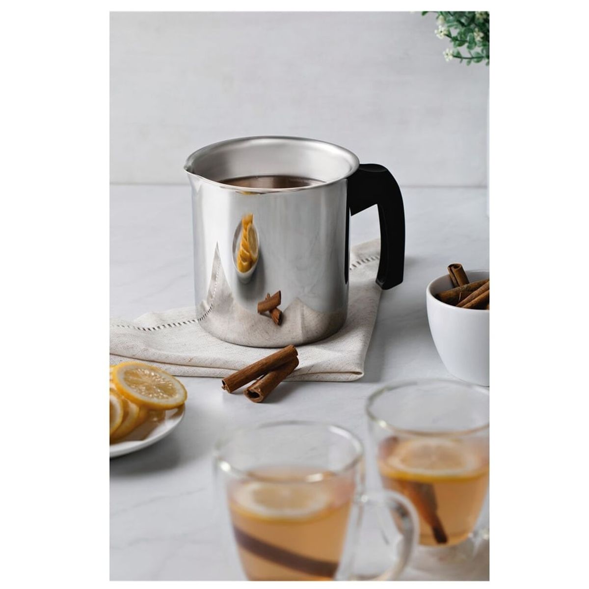 TRAMONTINA - HERVIDOR TRAMONTINA DE ACERO INOXIDABLE 12 CM DE DIAMETRO 1.4 LT