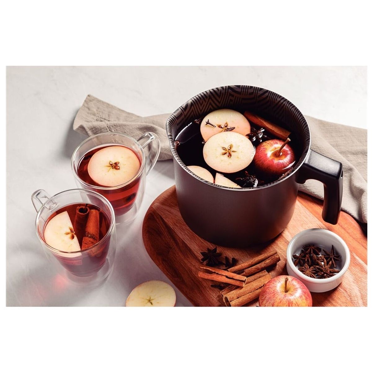 TRAMONTINA - HERVIDOR TRAMONTINA PARA LECHE DE 12 CM DE DIAMETRO