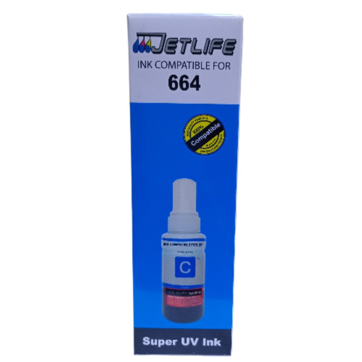 GENERICO - Tinta Jetlife T664-Cyan