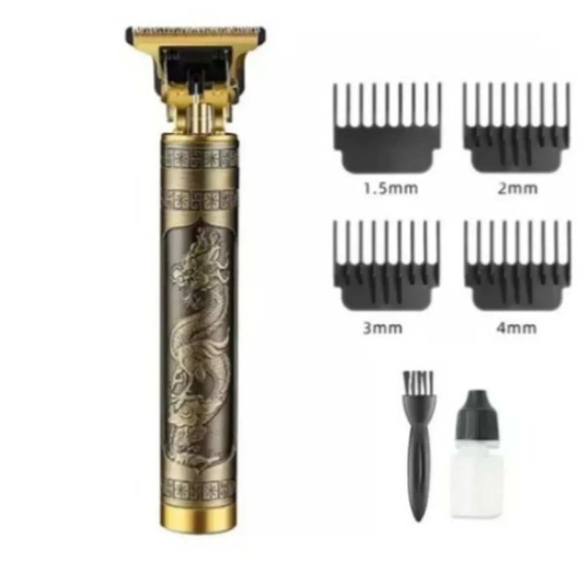 GENERICO - Máquina cortadora patillera trimmer con carga directa dorado