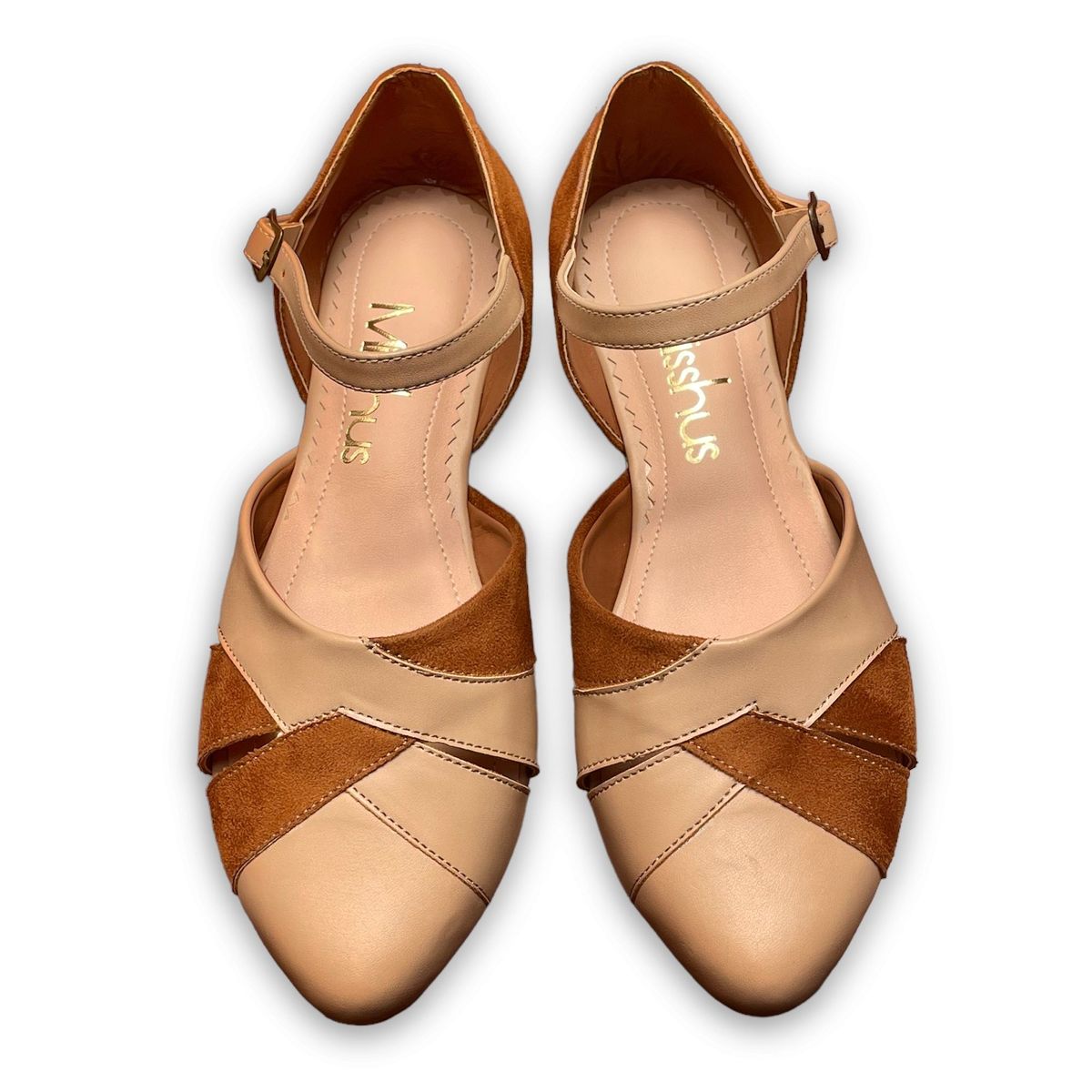 GENERICO - Balerinas Mujer Misshus Greta camel beige