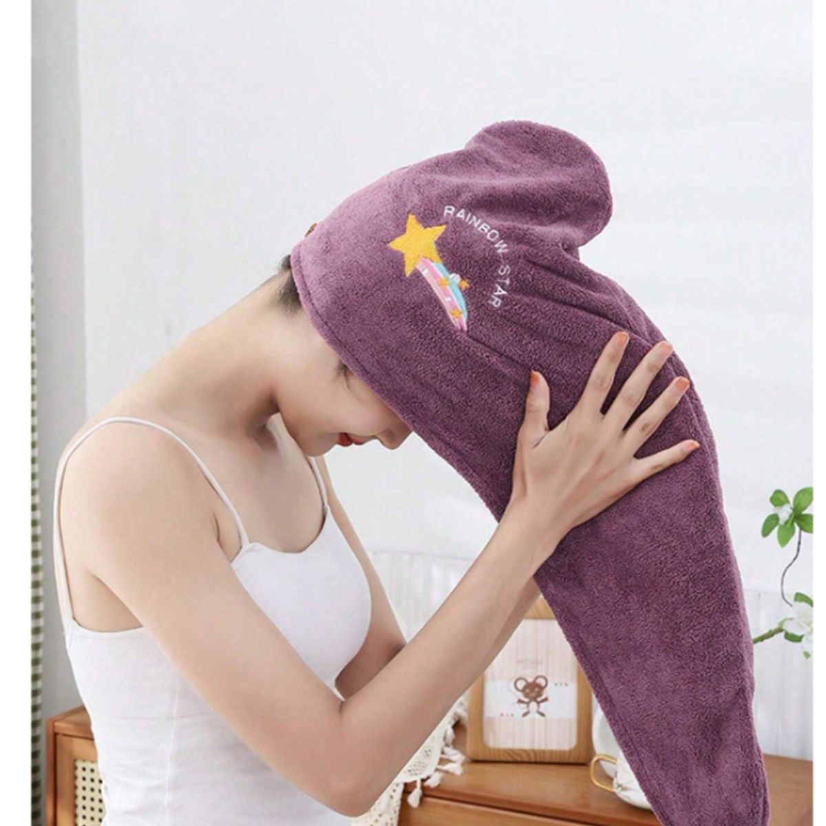 GENERICO - TOALLA TURBANTE PARA EL CABELLO