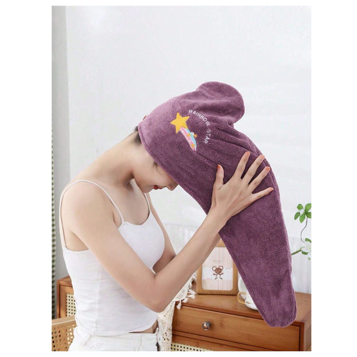 GENERICO - TOALLA TURBANTE PARA EL CABELLO