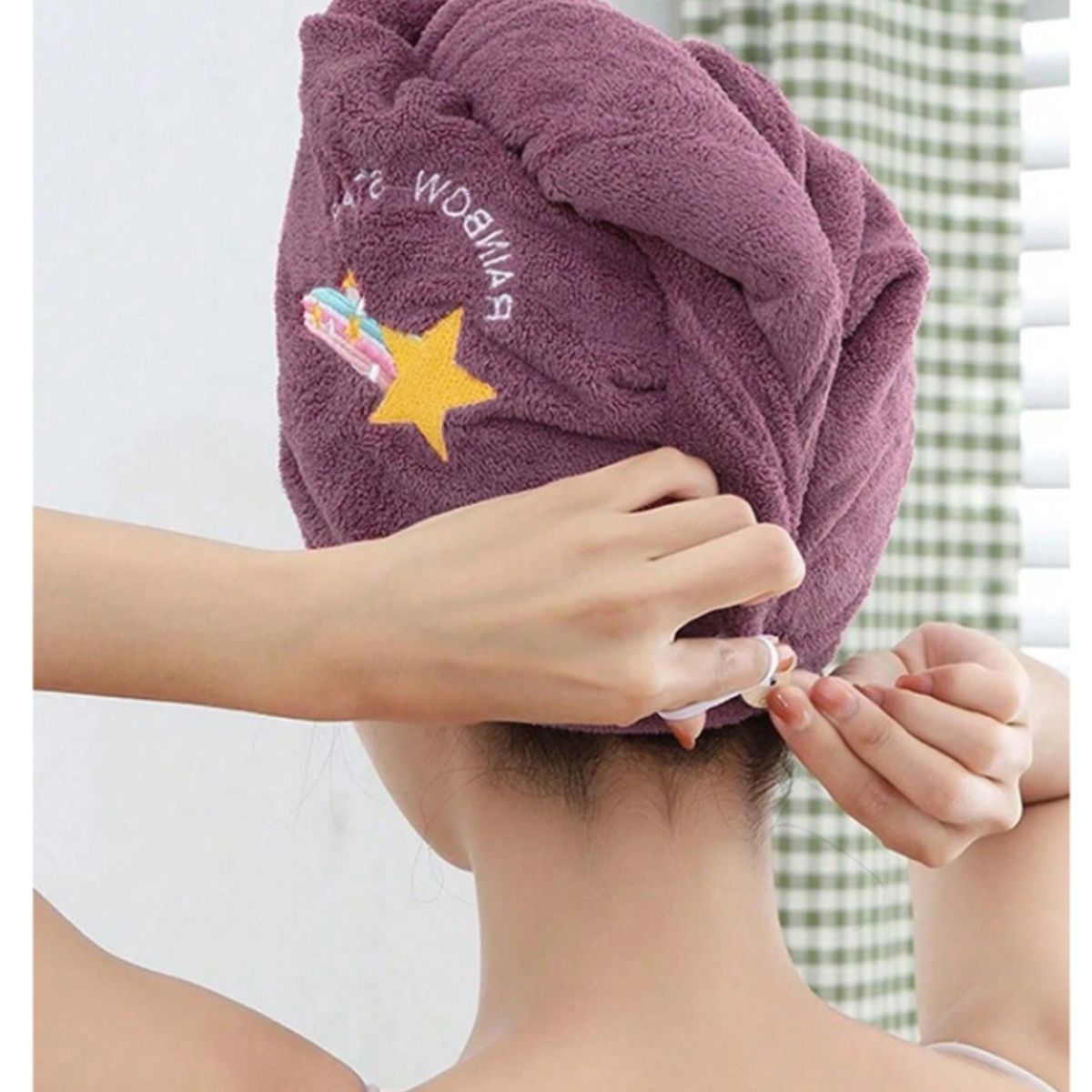 GENERICO - TOALLA TURBANTE PARA EL CABELLO