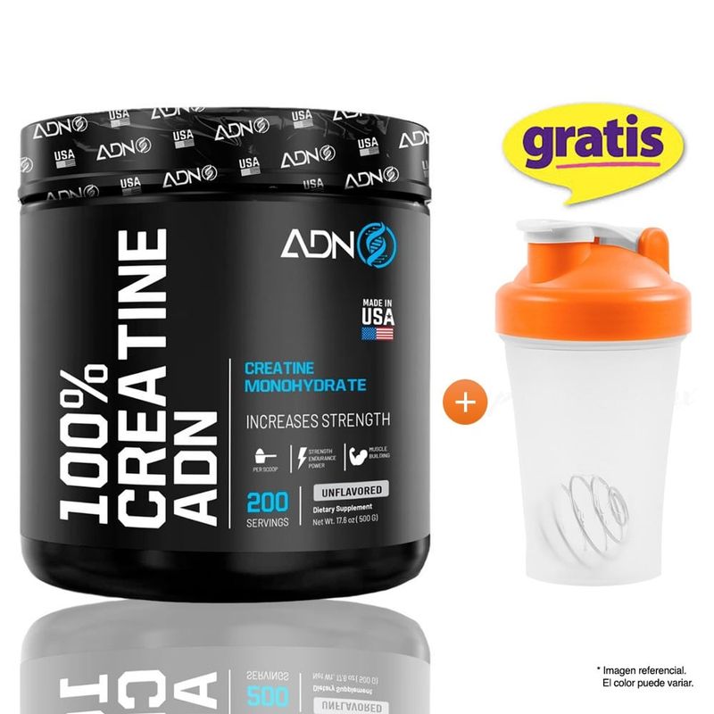 ADN - AMINOÁCIDO CREATINA MONOHIDRATADA 500GR ADN NUTRITION