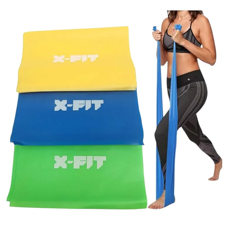 XFIT - Bandas Elásticas de Resistencia Abiertas Pack x 3 XFIT