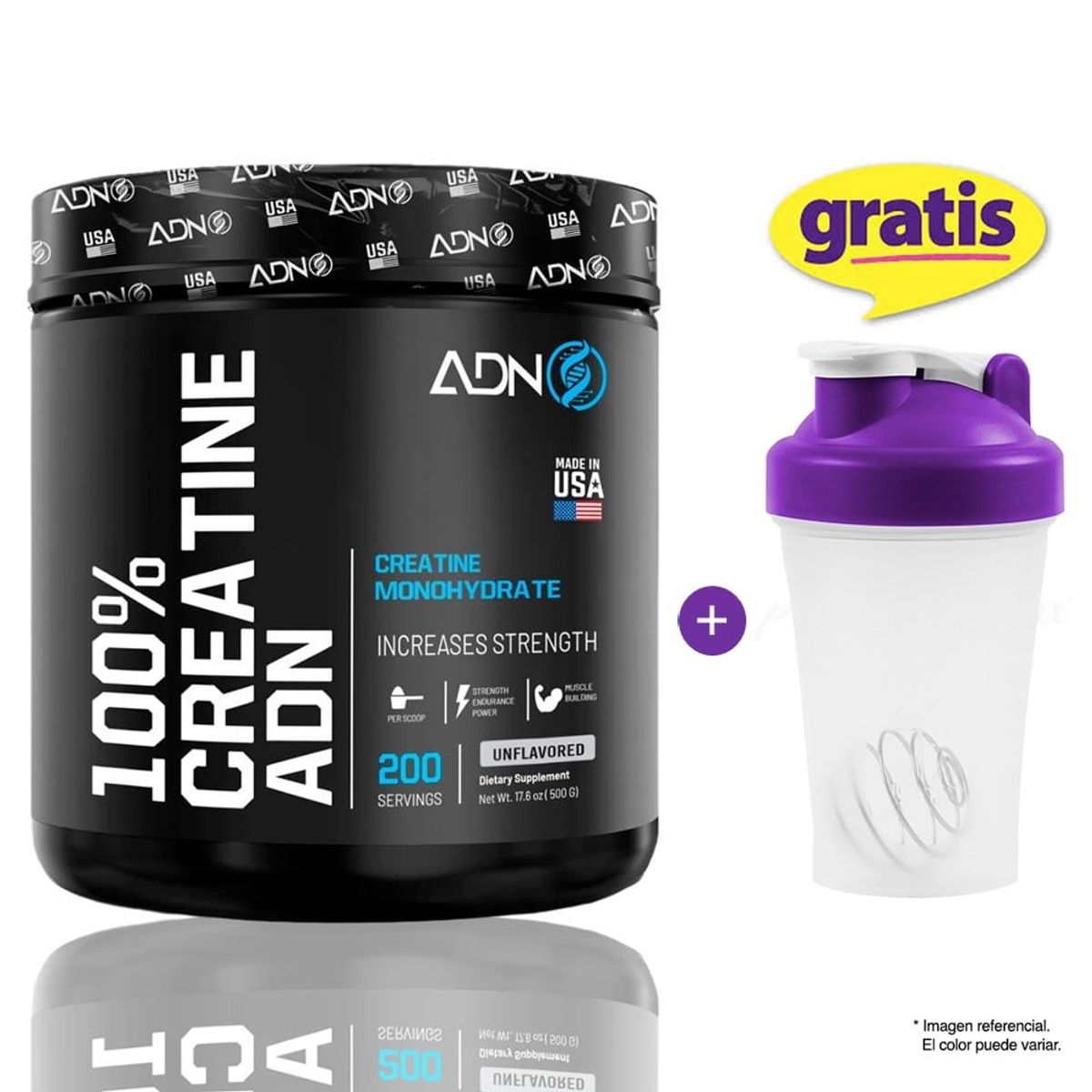 ADN - CREATINE Creatina ADN Nutrition 500 gr Americana