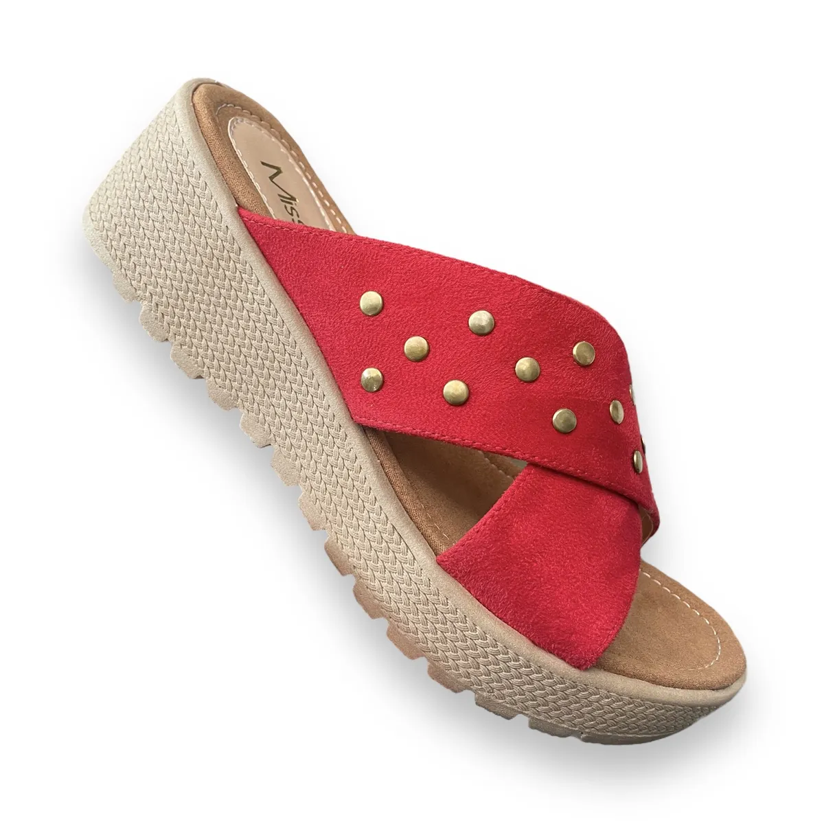 GENERICO - Sandalias Mujer Misshus Aurora rojo