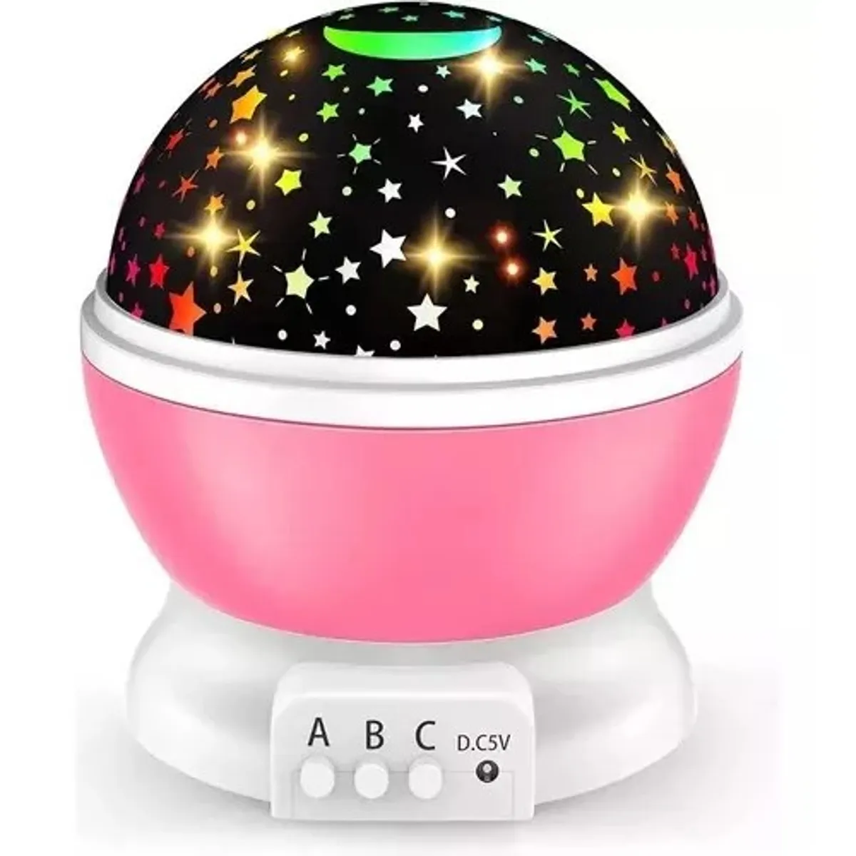 OEM - Lámpara Proyector de Estrellas Azul con Efecto Giratorio NIÑA