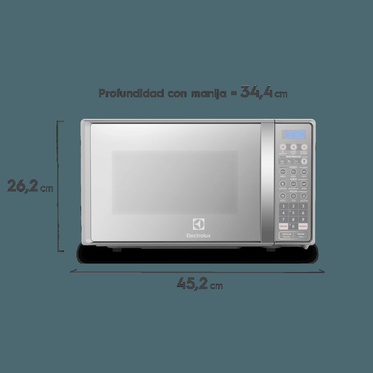 ELECTROLUX - Microondas Electrolux 20L EMDO20S2GSRUG