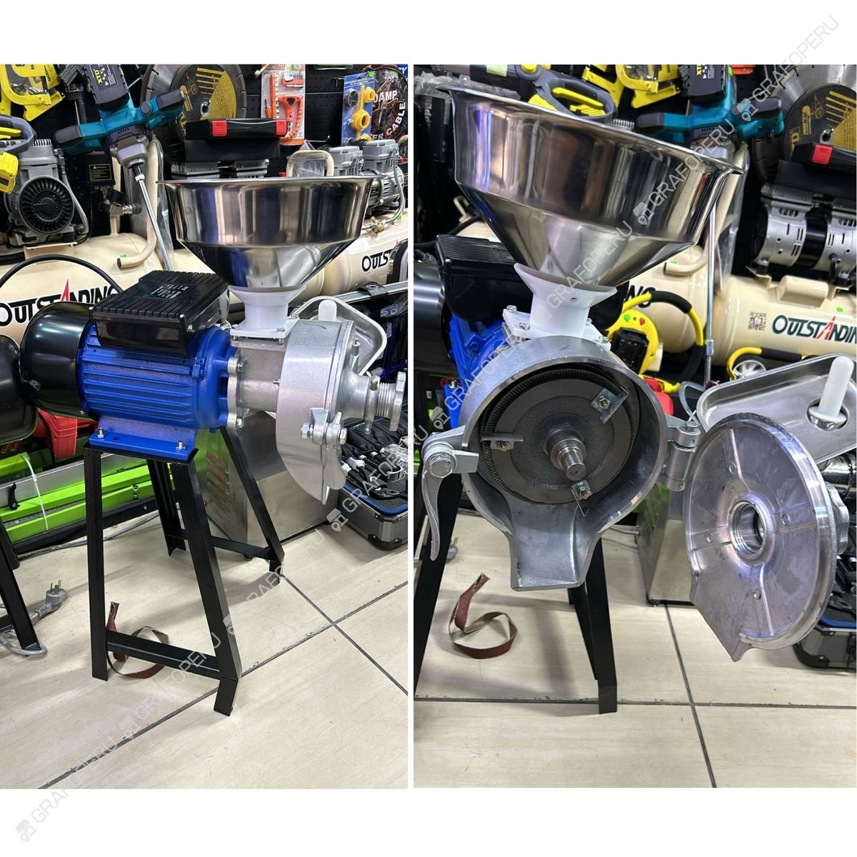 OEM - Molino Moledor Granos Humedo Seco Electrico 3HP