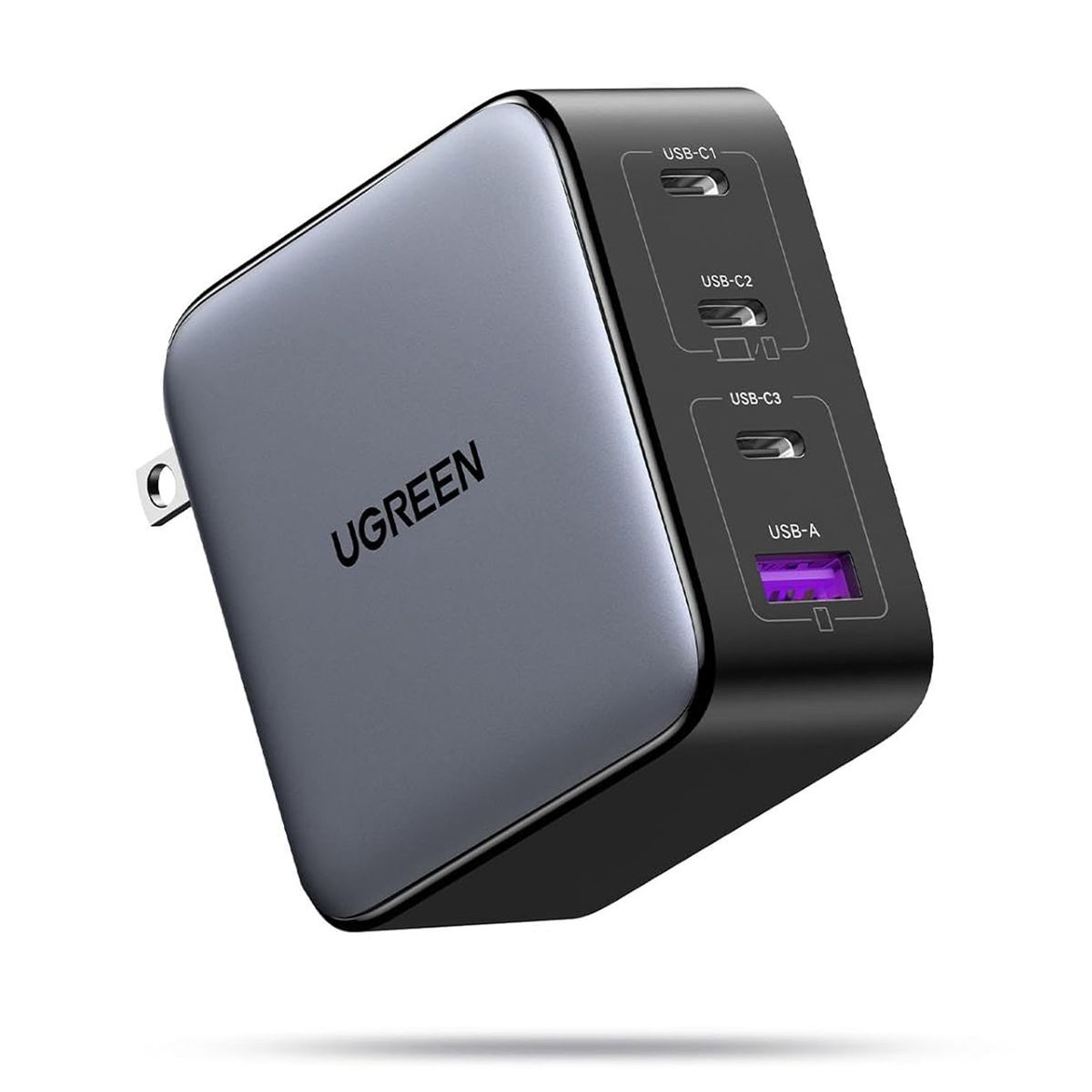 UGREEN - Cargador Ugreen 100W USB-C Nexode 4-Puertos GaN