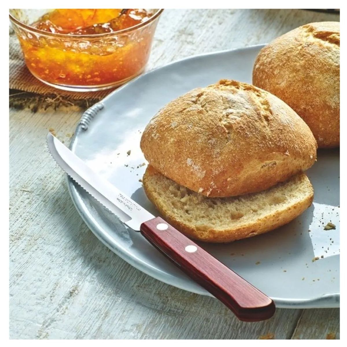 TRAMONTINA - CUCHILLO TRAMONTINA PARA ASADO 5 PULGADAS POLYWOOD