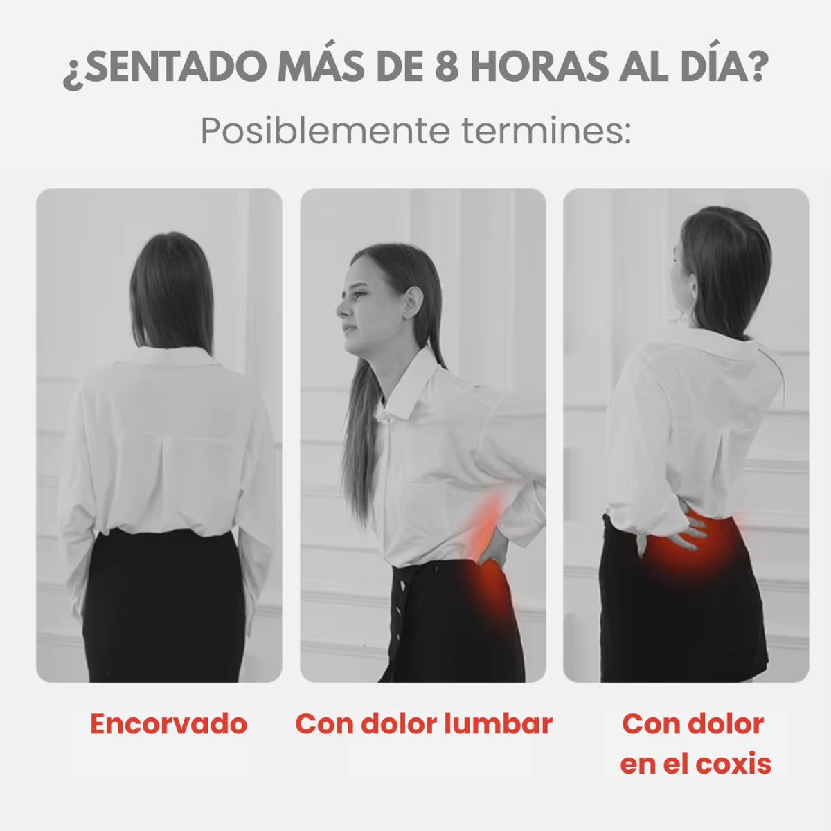 CARJOLLITY - Cojín de asiento PREMIUM hemorroides ciática coxis cadera