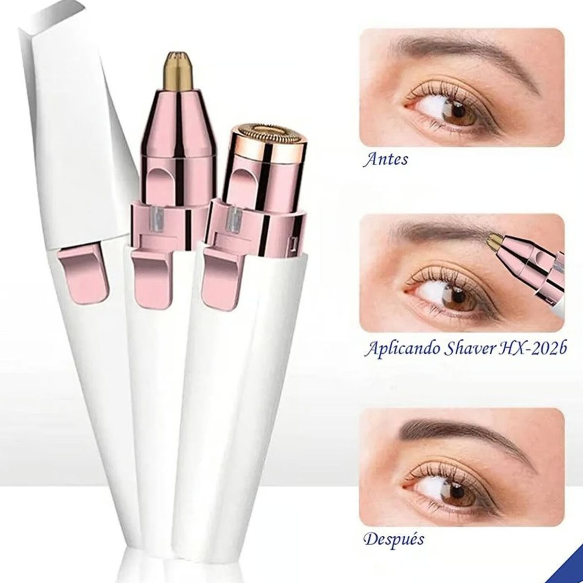 OEM - DEPILADOR 2 EN 1 VELLOS Y CEJAS