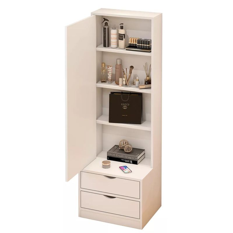 DIBA MUEBLES - Velador Con Espejo Kawany - Diba Muebles