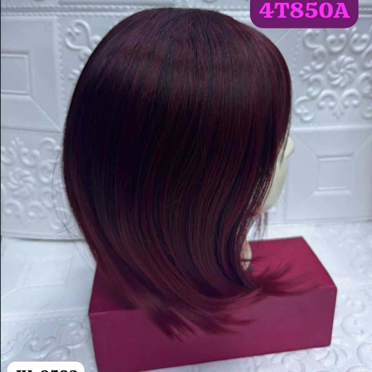 GENERICO - peluca corta  con ondas  semi natural