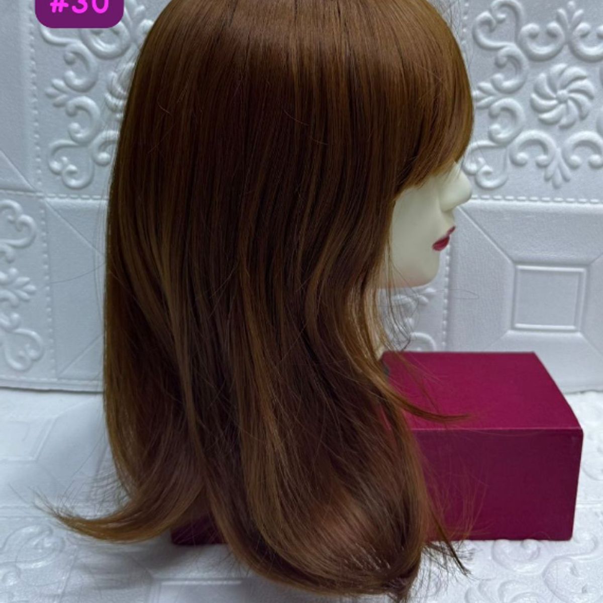 GENERICO - peluca  con ondas  semi natural