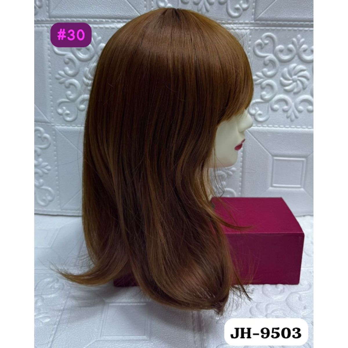 GENERICO - peluca  con ondas  semi natural