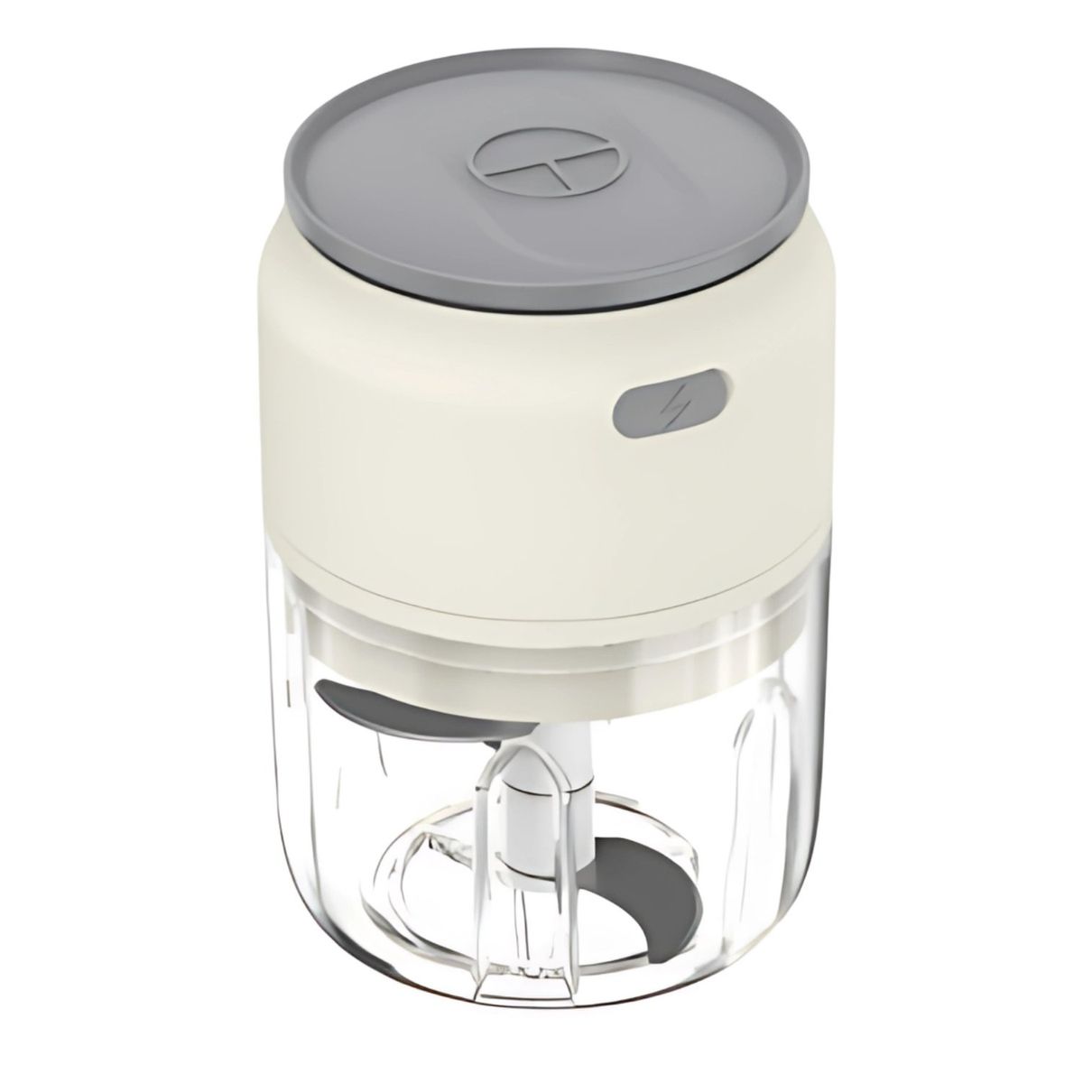 GENERICO - Mini procesador de alimentos USB de 250 ML - Gris