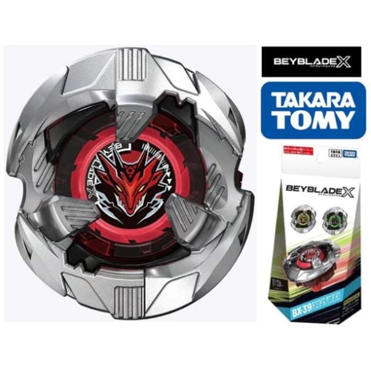 TAKARA TOMY - BEYBLADE X BX-39-01 SHELTER DRAKE 7-80GP CONFIRMADO PREMIO