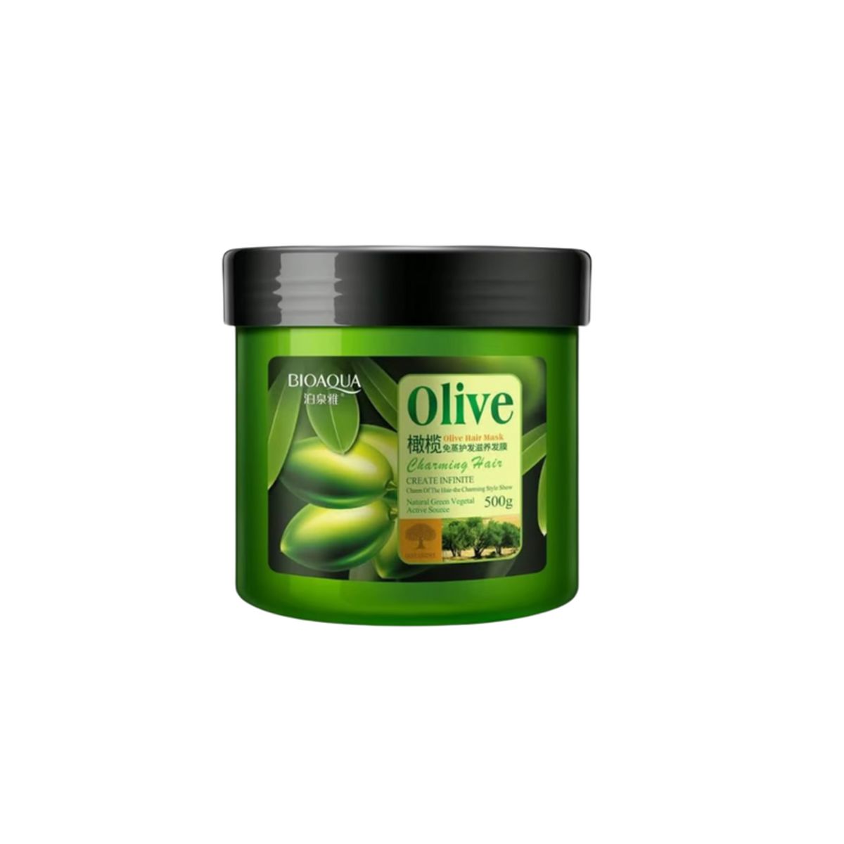 BIOAQUA - MASCARILLA DE OLIVO PARA EL CABELLO 500G - BIOAQUA