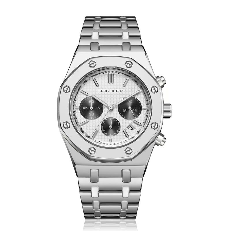 OVOTOUMI - Toumi XS reloj mecánico de gran dial impermeable-Negro