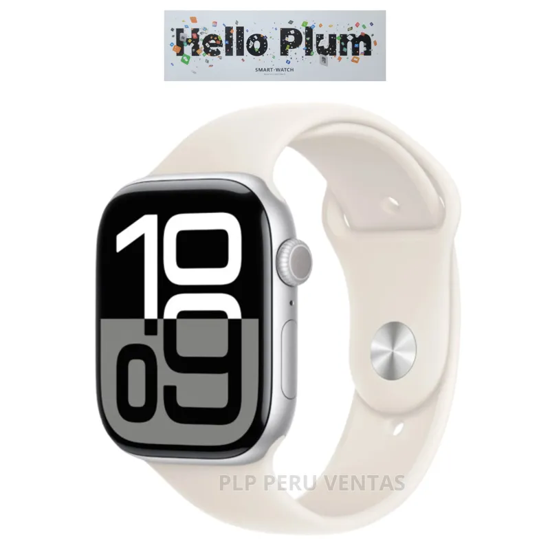 OEM - Smartwatch Hello 3 Plum 46mm 2025 Amoled Plata