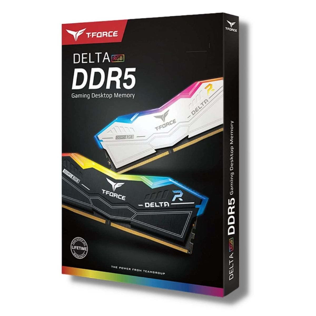 TEAM GROUP - Memoria Ram DDR5 T-FORCE DELTA R 32GB 16x2 WT 6400MHZ