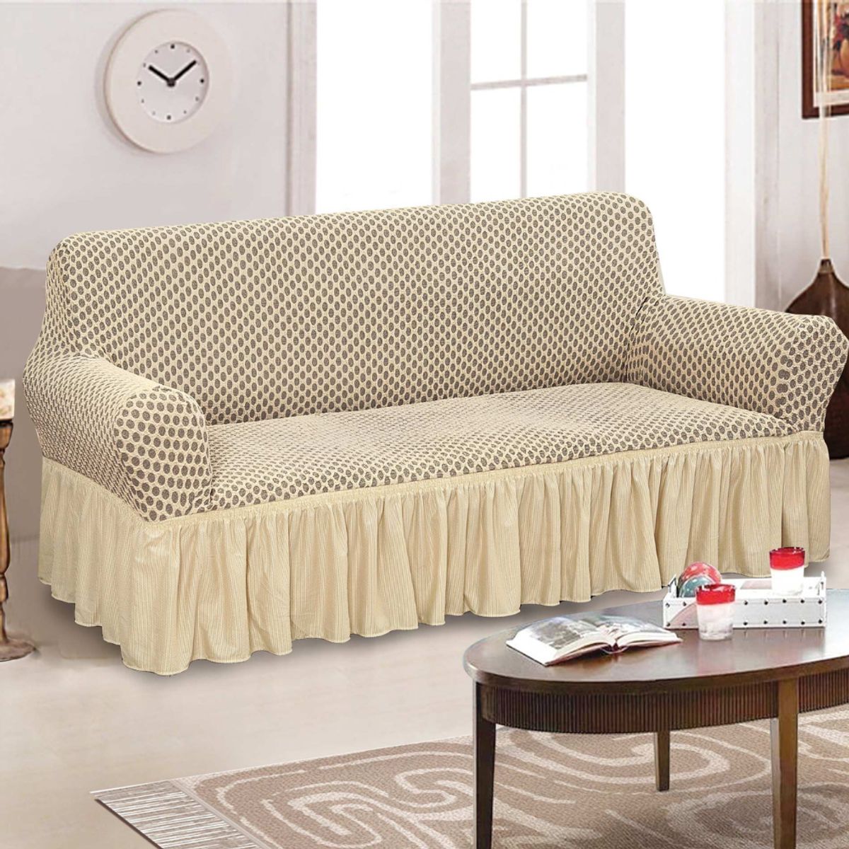 SALA FABULOSA - Funda de mueble 3-2-1 alto relieve Royal - Maíz