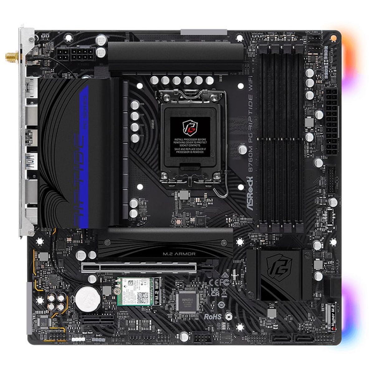 ASROCK - Motherboard ASROCK B760M PG Riptide WiFi Intel B760 LGA1700 mATX