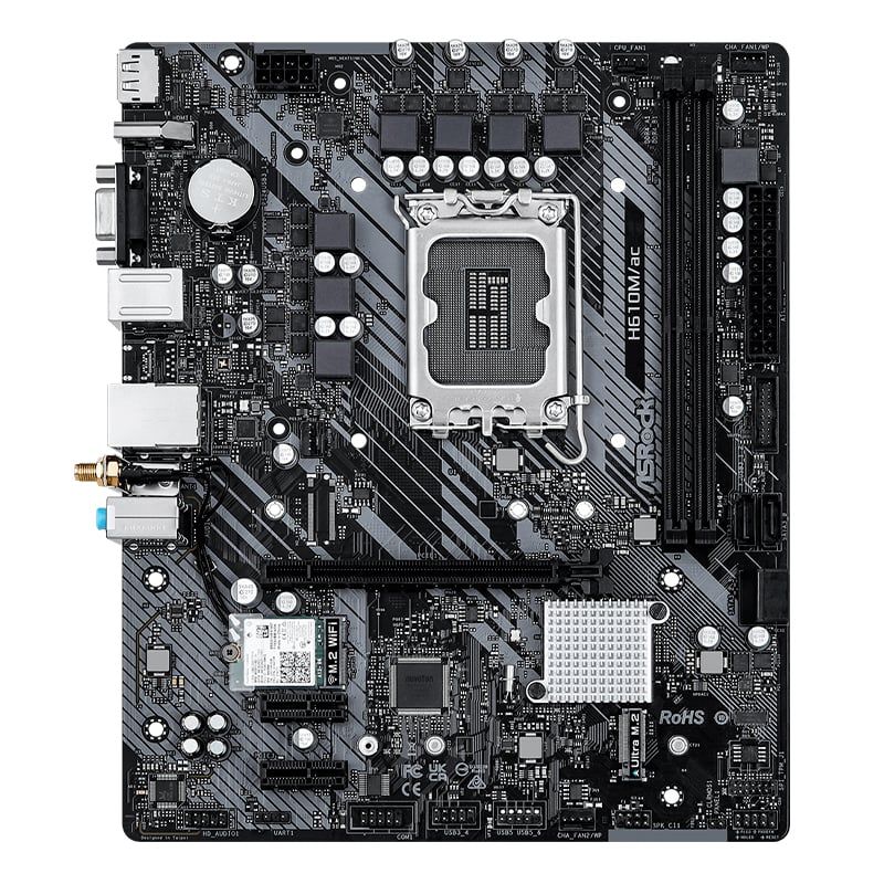 ASROCK - Motherboard ASROCK H610M ac Chipset Intel H610 LGA1700 mATX