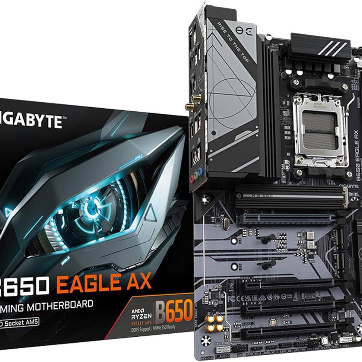 GIGABYTE - Motherboard Gigabyte B650 EAGLE AX Chipset AMD B650 Socket AMD AM5 ATX