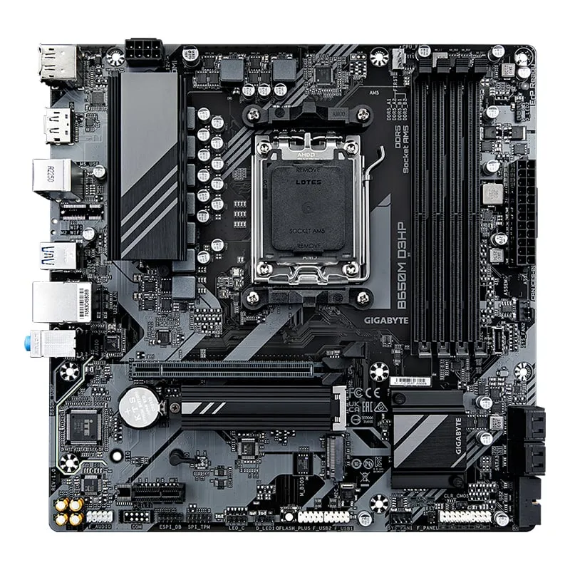 GIGABYTE - Motherboard GIGABYTE B650M D3HP Chipset AMD B650 Socket AMD AM5 mATX