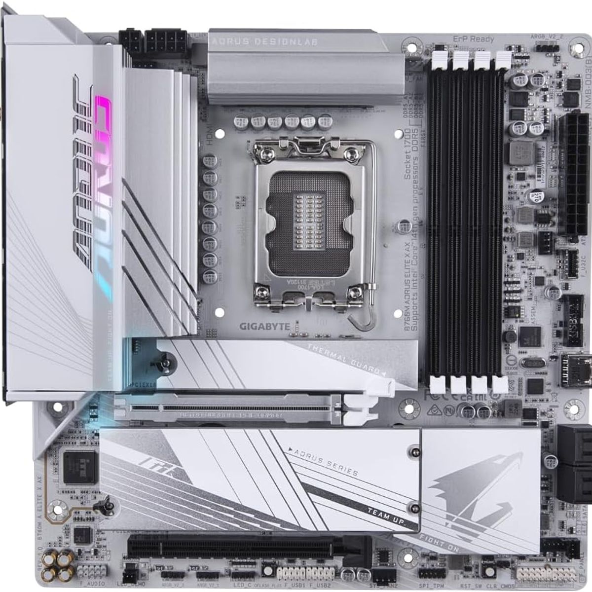 GIGABYTE - Motherboard Gigabyte B760M AORUS ELITE X AX Intel B760 LGA1700 mATX