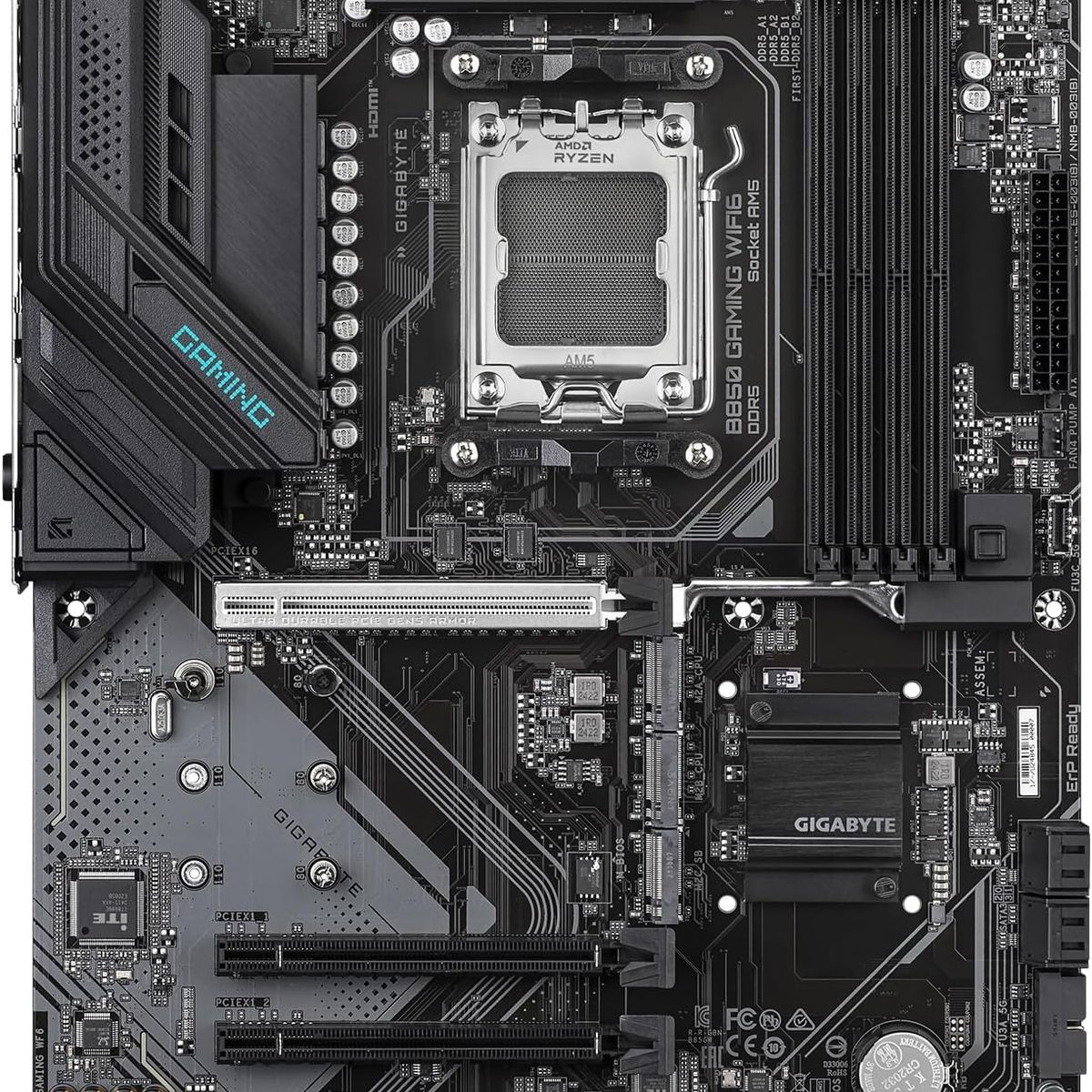 GIGABYTE - Motherboard GIGABYTE B850 GAMING WIFI6 Chipset AMD B850 AM5 ATX