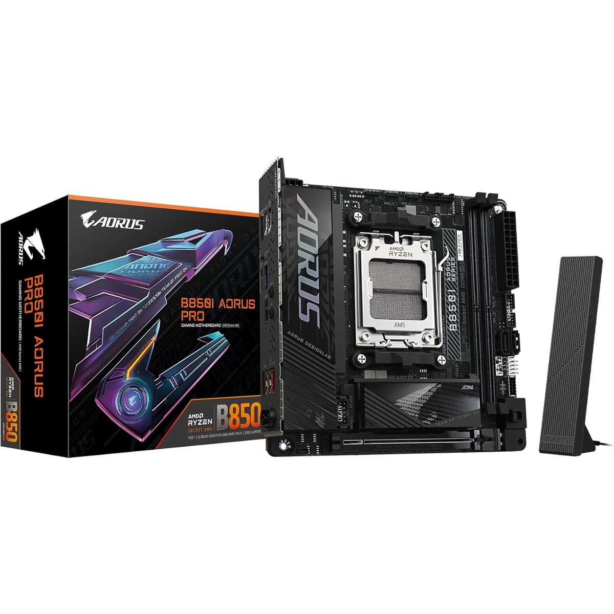 GIGABYTE - Motherboard GIGABYTE B850I AORUS PRO Chipset AMD B850 AM5 Mini-ITX