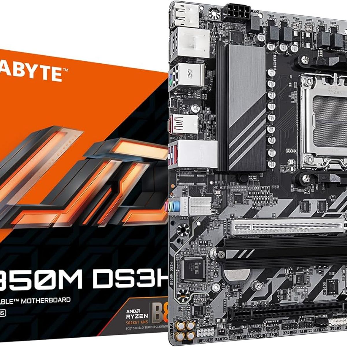 GIGABYTE - Motherboard GIGABYTE B850M DS3H Chipset AMD B850 Socket AMD AM5 mATX