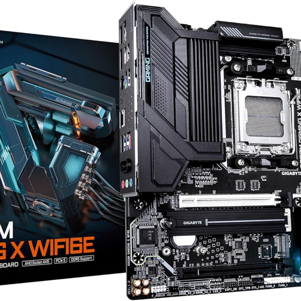 GIGABYTE - Motherboard GIGABYTE B850M GAMING X WIFI6E Chipset AMD B850 AM5 mATX